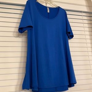 Lularoe Perfect Tee Blue XL